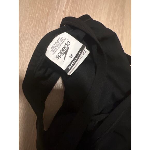 Speedo Women’s Endurance+ Super Pro Solid One-Piece Swimsuit Speedo Black Sz 28 - Picture 4 of 7
